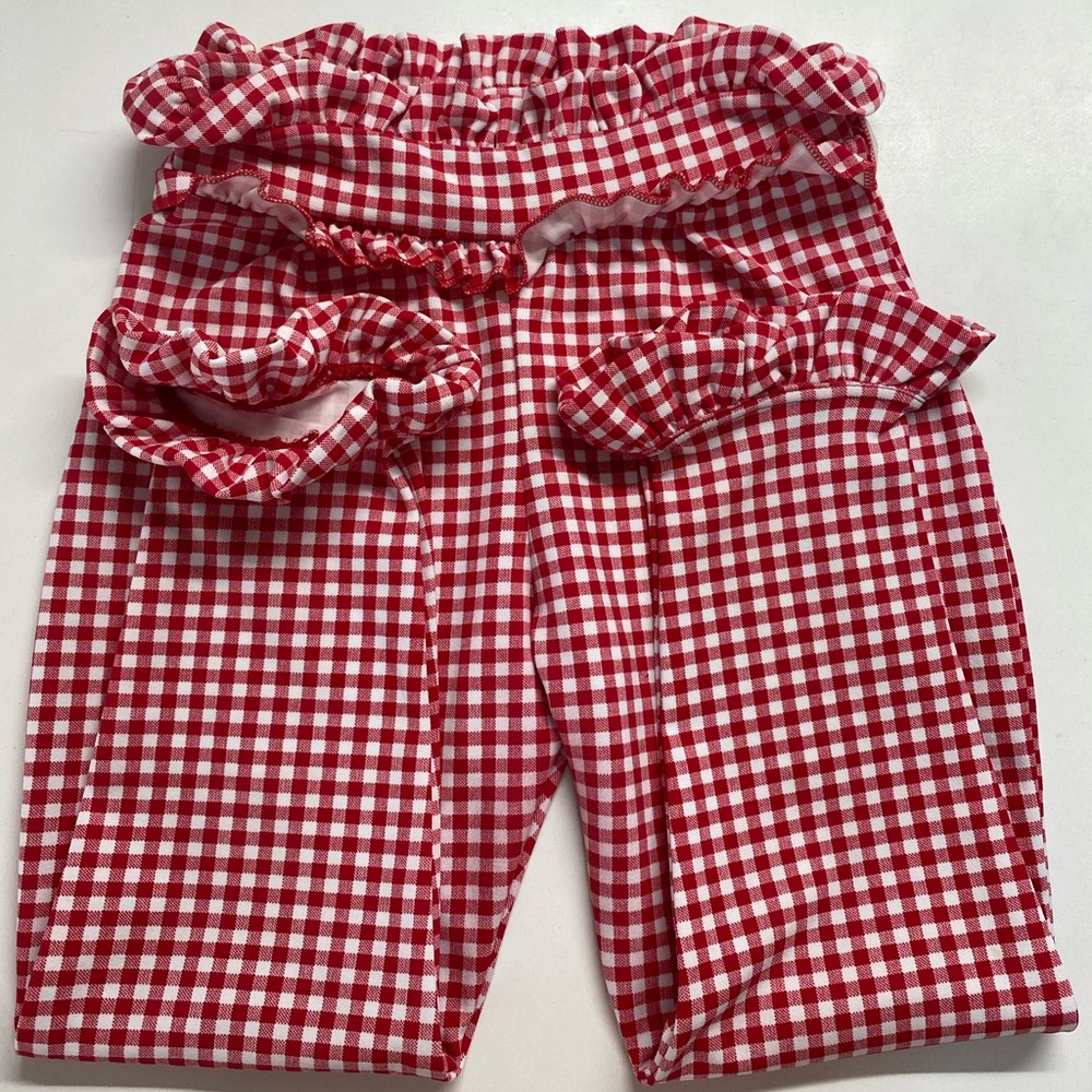 Pretty Little Thing Plad Scrunchy Pants